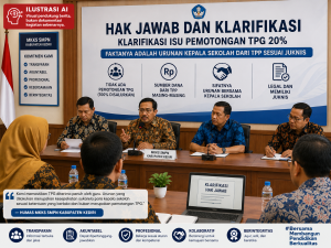 Ilustrasi rapat MKKS SMP