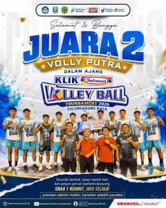 🏆 JUARA 2 VOLLY PUTRA! 🏐🥈Selamat dan apresiasi setinggi-tingginya untuk Tim Volly Putra SMAN
